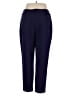 Halogen Solid Blue Casual Pants Size 14 - photo 2