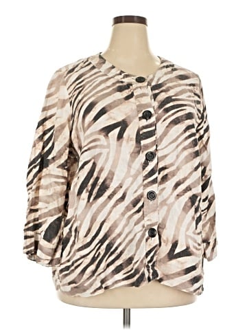 JM Collection 3/4 Sleeve Blouse (view 1)