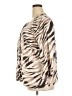 JM Collection 100% Linen Animal Print Tan 3/4 Sleeve Blouse Size 22 - photo 5