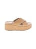 J/Slides Tan Wedges Size 7 - photo 1