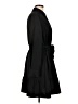 Nine West 100% Polyester Black Trenchcoat Size L - photo 4