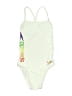 Speedo Graphic White One Piece Swimsuit Size XXS (26) - photo 1