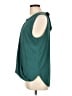 41Hawthorn 100% Polyester Teal Sleeveless Blouse Size L - photo 5