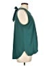 41Hawthorn 100% Polyester Teal Sleeveless Blouse Size L - photo 4