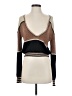 Free People Color Block Stripes Brown Pullover Sweater Size XS - photo 1