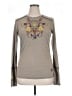Double D Ranch Gray Long Sleeve Top Size XL - photo 1