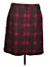 Eddie Bauer Plaid Red Wool Skirt Size 12 - photo 2