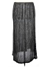 Isda & Co Chevron-herringbone Silver Casual Skirt Size 1X - photo 2
