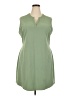 Eddie Bauer Solid Green Casual Dress Size 2X - photo 1