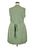 Eddie Bauer Solid Green Casual Dress Size 2X - photo 2