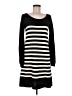 Hanna Andersson Stripes Black Casual Dress Size M - photo 1