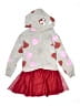 Hershey's Hearts Silver Dress Size 7 - 8 - photo 1