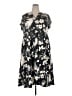 wonderly Print Black Casual Dress Size XXL - photo 1