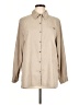 Chico's Design 100% Polyester Tan Long Sleeve Blouse Size Lg (2) - photo 1