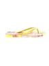 Joules Tropical Yellow Flip Flops Size 7 - photo 1