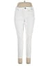 d.jeans Solid White Jeans Size 14 - photo 1