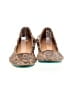 Tieks Animal Print Teal Flats Size 10 - photo 2