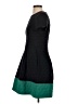 Elle Color Block Black Casual Dress Size S - photo 5