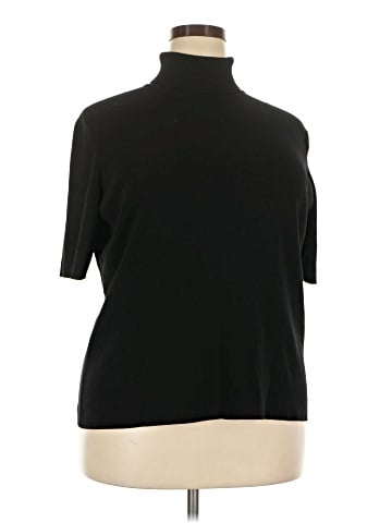 Anne Klein Short Sleeve Turtleneck (view 1)