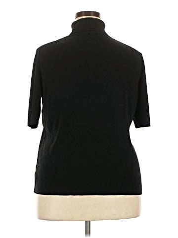Anne Klein Short Sleeve Turtleneck (view 2)