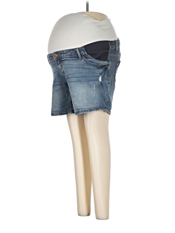 Indigo Blue Denim Shorts (view 1)