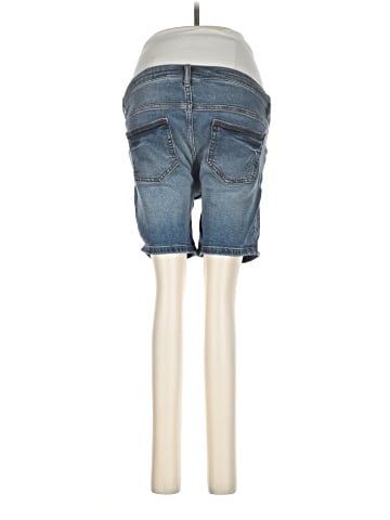 Indigo Blue Denim Shorts (view 2)