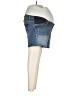 Indigo Blue Blue Denim Shorts Size Med Maternity - photo 4