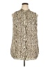Cj Banks 100% Polyester Tweed Ivory Sleeveless Blouse Size 1X - photo 1