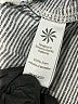 Athleta 100% Linen Chevron-herringbone Gray Shorts Size 10 - photo 4