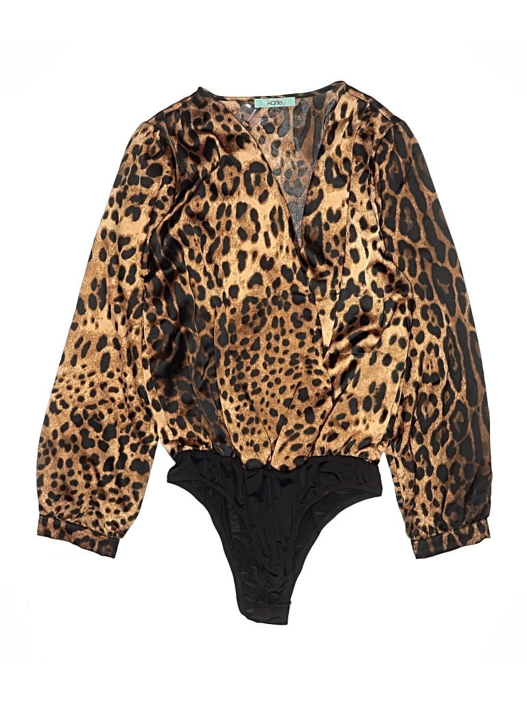 Pre-owned Karlie Bodysuit In Brown