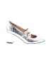 J.Crew Metallic Silver Heels Size 8 - photo 1