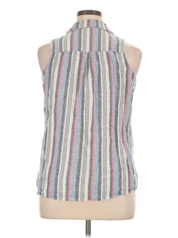 Just Living Sleeveless Button-Down Shirt (view 2)