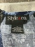 Style&Co 100% Rayon Paisley Blue Skort Size 18 - photo 3