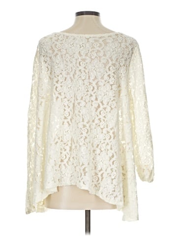 Paper Tee 3/4 Sleeve Blouse (view 2)