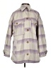 Aqua Plaid Purple Coat Size XS - photo 1
