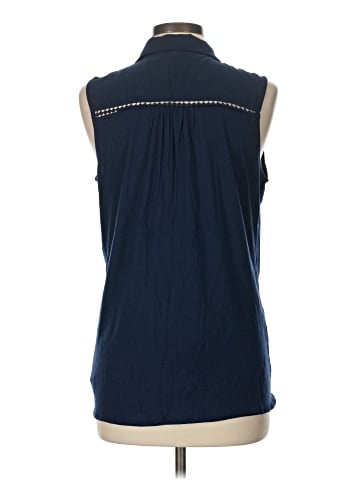 A Pea in the Pod Sleeveless Button-Down Shirt (view 2)