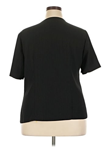 Ashley Stewart Short Sleeve Blouse (view 2)