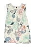 Tea 100% Cotton Print Ivory Dress Size 4 - photo 1