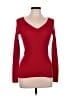 Moda International Red Pullover Sweater Size L - photo 1