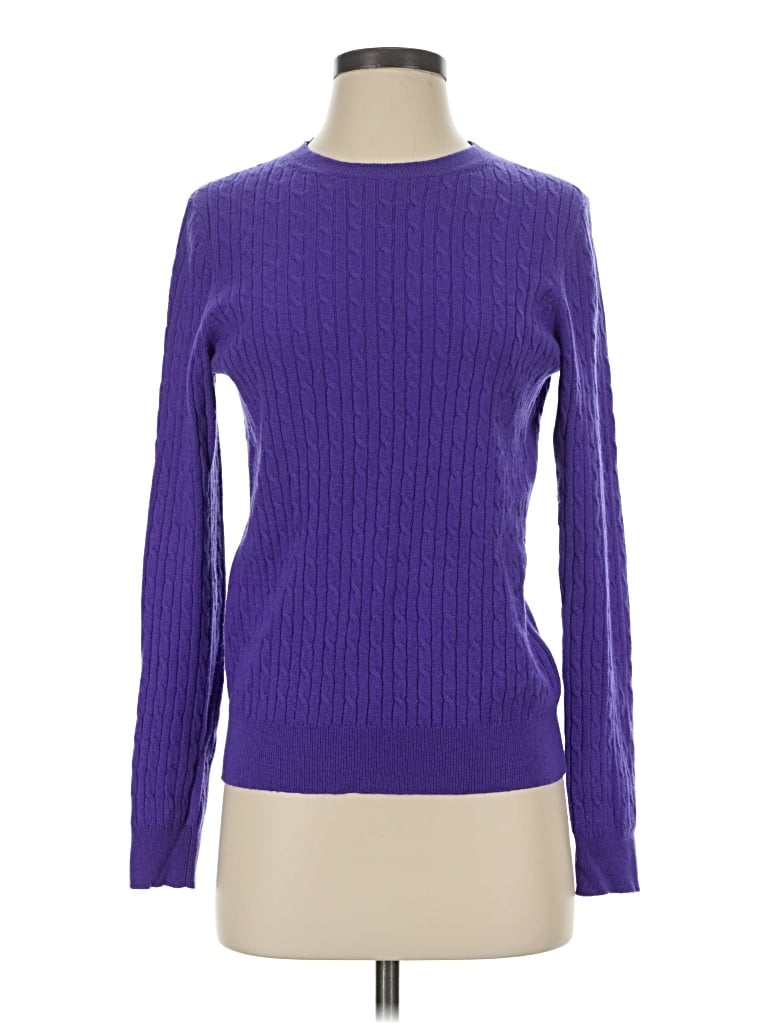 Pre-owned Brooks Brothers Pullover Sweater In Purple
