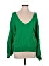Line & Dot Green Pullover Sweater Size L - photo 1