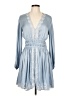 Maje 100% Polyester Blue Casual Dress Size EU (FR) 42 / US 10 - photo 1