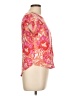 Sigrid Olsen Floral Pink Short Sleeve T-Shirt Size L - photo 4