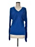 BCBGMAXAZRIA 100% Modal Blue Long Sleeve Top Size M - photo 1
