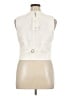 Veronica Beard Ivory Sleeveless Button-Down Shirt Size 14 - photo 2