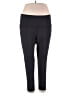 Adrienne Vittadini Solid Black Active Pants Size 3X - photo 1
