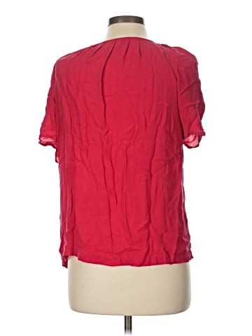 Joie Short Sleeve Silk Top (view 2)
