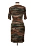 Connected Apparel Graphic Brown Casual Dress Size 10 (petite) - photo 2