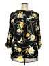 JM Collection 100% Polyester Floral Black 3/4 Sleeve Blouse Size XXL - photo 2