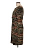 Connected Apparel Graphic Brown Casual Dress Size 10 (petite) - photo 5